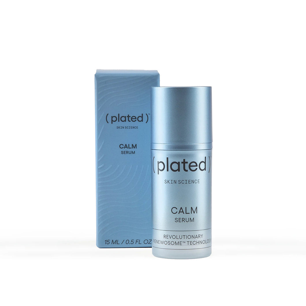 ( plated )™ CALM Serum harnesses the power of platelet-derived exosomes to prepare the skin for cosmetic treatments and reduce post-procedure recovery time.