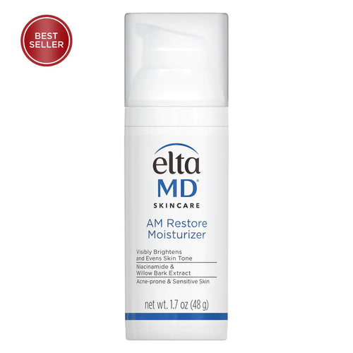 EltaMD AM Restore Moisturizer moisturizes while it smoothes skin texture and evens skin color and tone