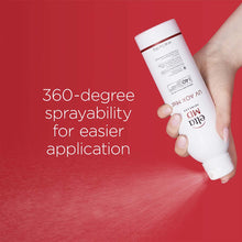 EltaMD AOX Mist SPF 40, easy 360 degree sprayer.