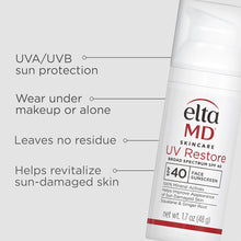 EltaMD UV Restore Broad-Spectrum SPF 40, benefits